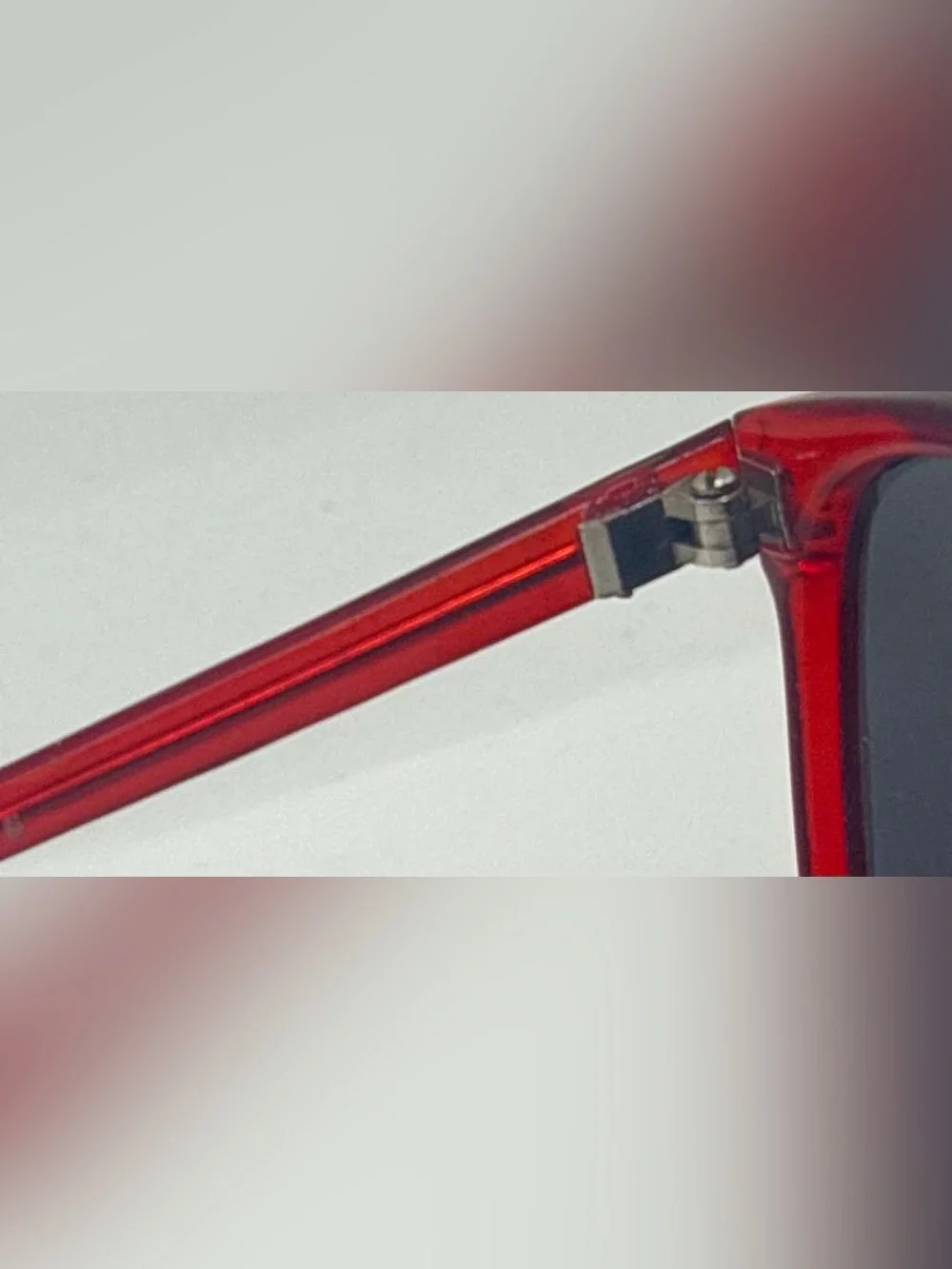 Preppy-2 Red Oval Sunglasses Frames Only